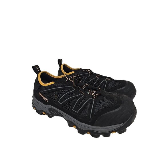 Dakota Men's Low-Cut Aluminum Toe Composite Plate Safety Shoes 2302 Black 7W/L